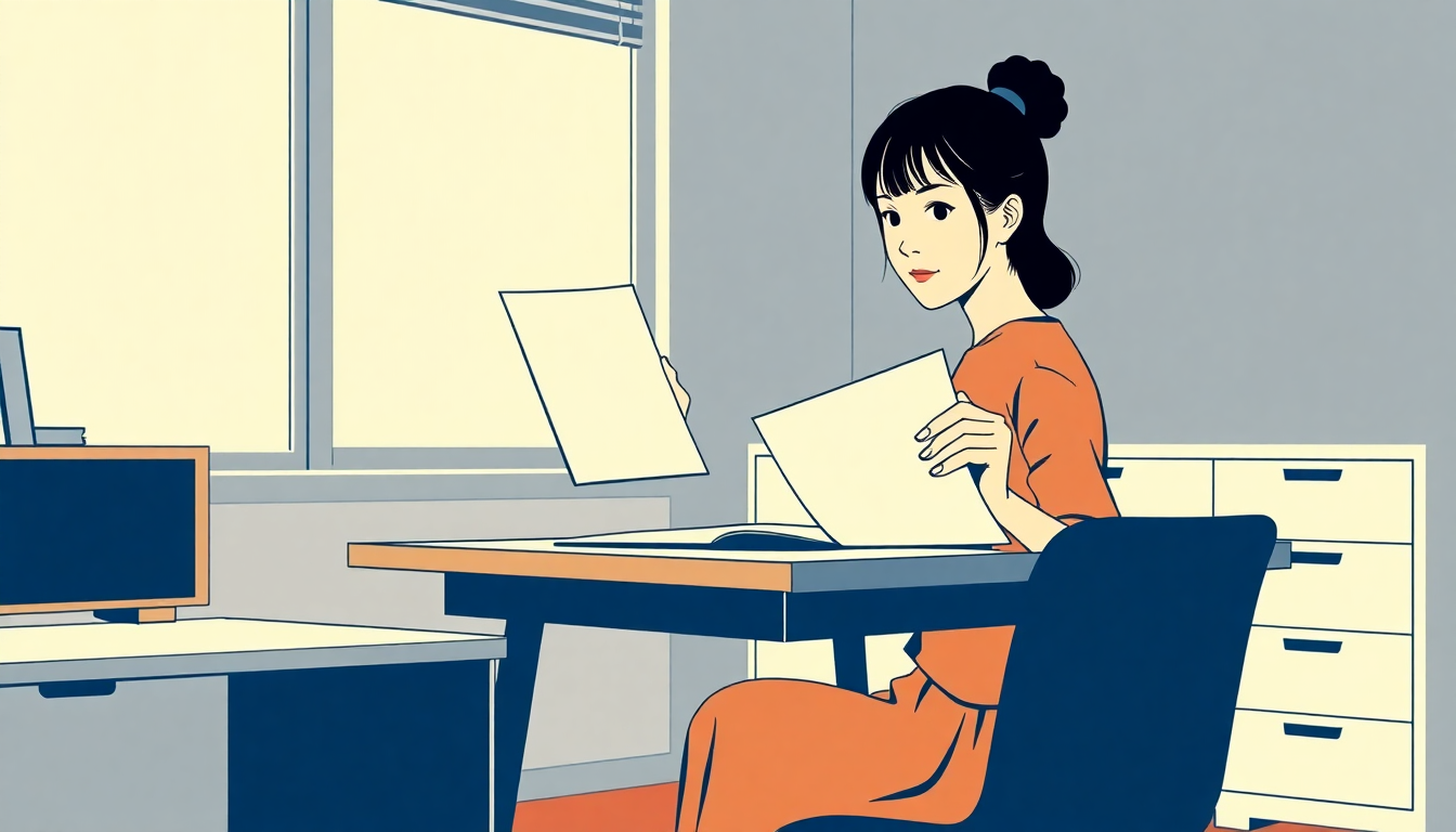退職代行の運営元を確かめている様子