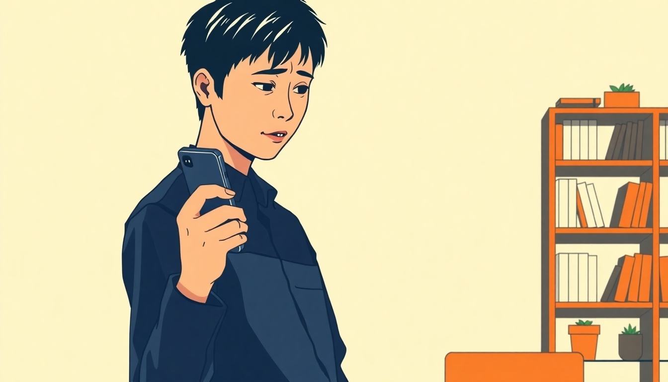 シフト表を見て勤務日が減っていることに気づいた様子
